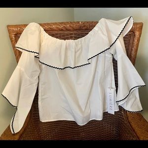 White Off Shoulder New Top